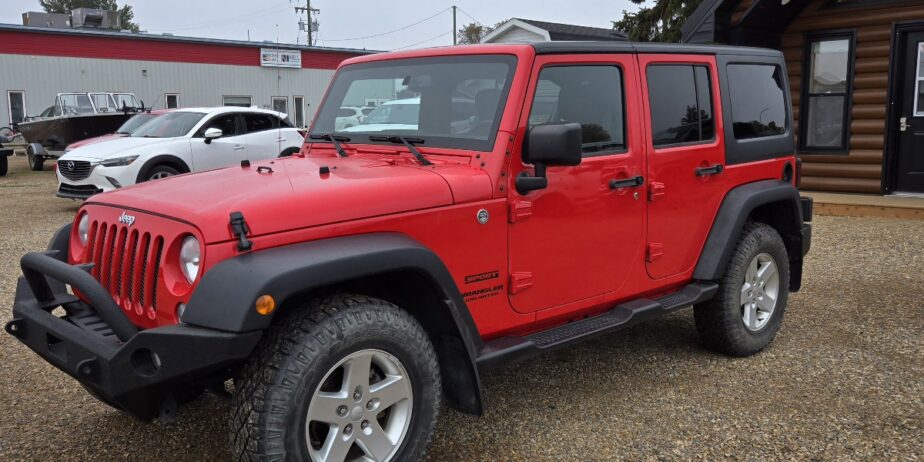 2015 JEEP WRANGLER UNLIMITED SPORT 4WD 4DR