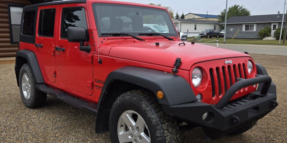 2015 JEEP WRANGLER UNLIMITED SPORT 4WD 4DR